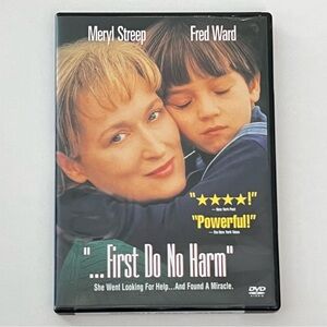 4/$20 …First Do No Harm Movie DVD Video Meryl Streep Fred Ward Family Drama